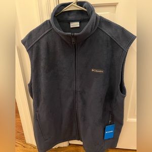 Columbia Steens Mountain Vest, Size XL Men’s, NWT, Color Navy Blue